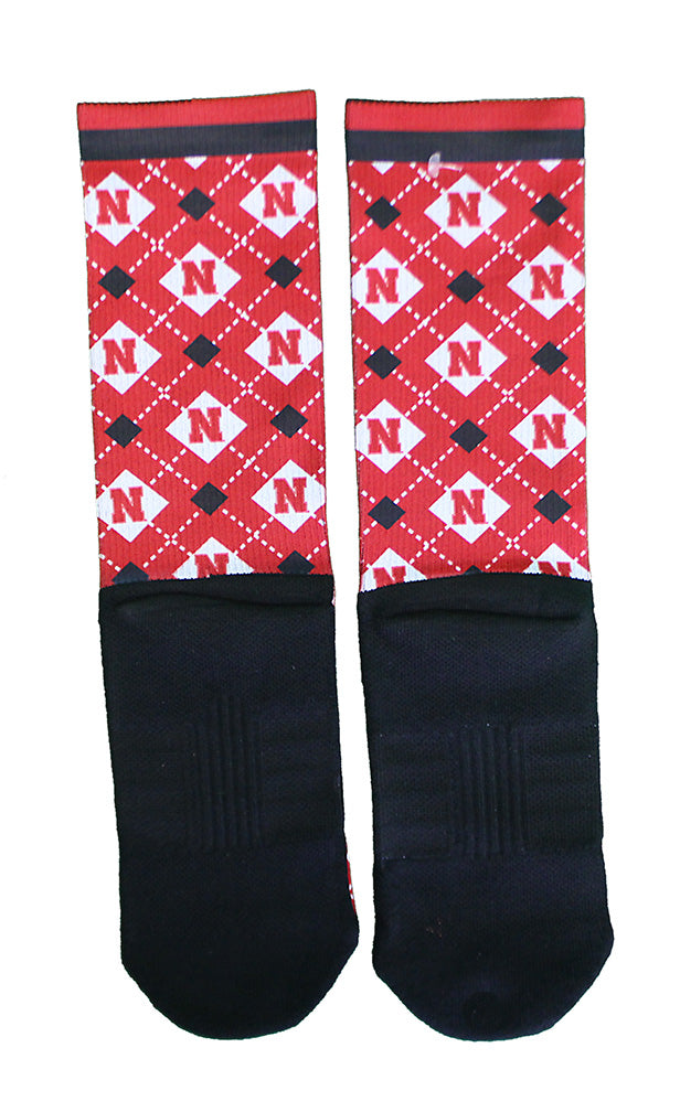 Nebraska Iron N Socks