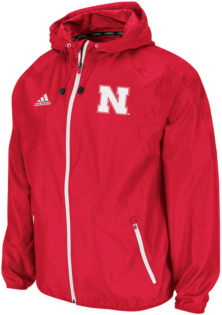 ADIDAS RED LIGHTWEIGHT JACKET