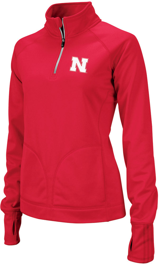 Adidas Ladies Quarter Zip Husker Trainer Jacket