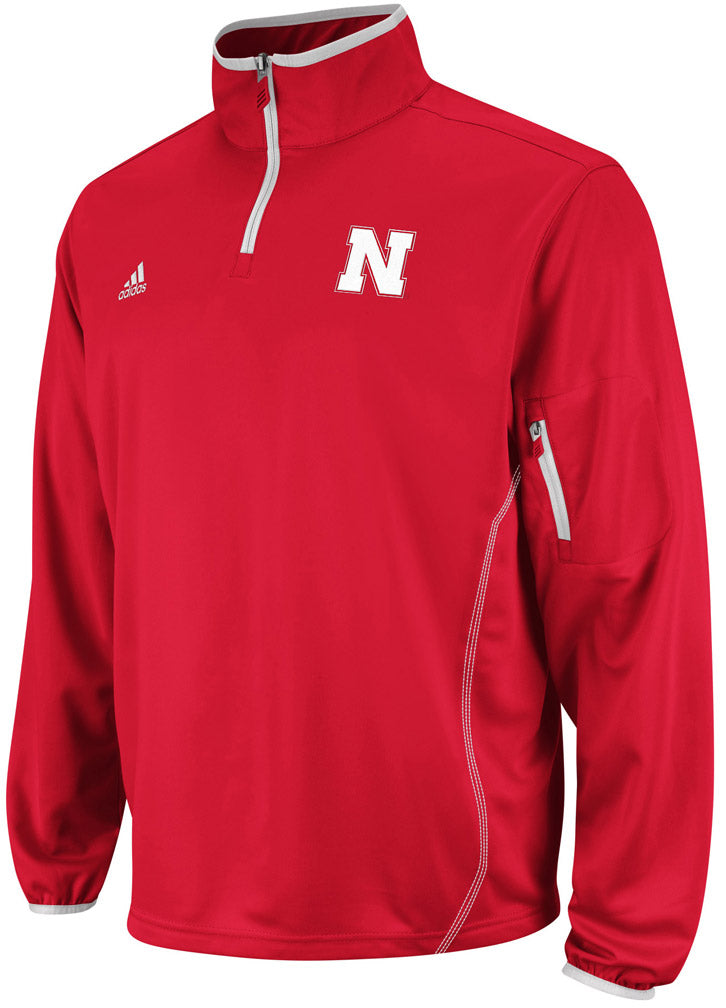 AD RED SIDELINE 1/4 ZIP JKT