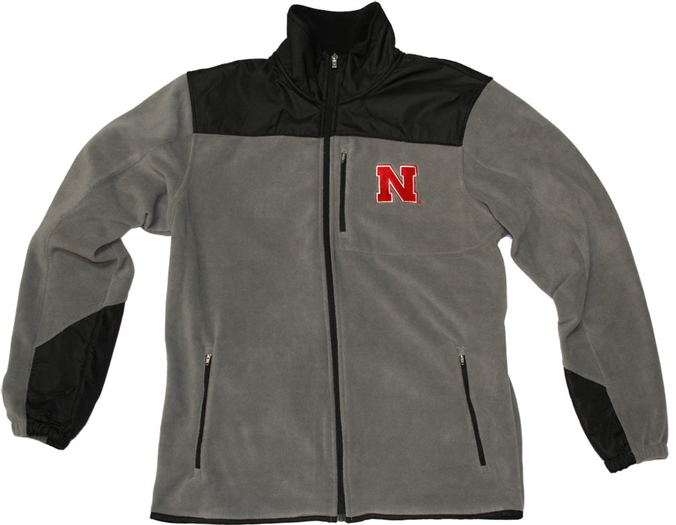 OS YOKED FULL ZIP POLAR JACKET BLK