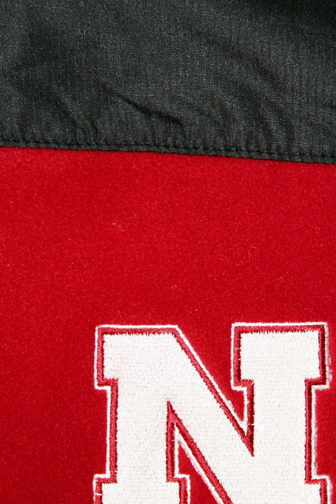 OS YOKED FULL ZIP POLAR JACKET RED