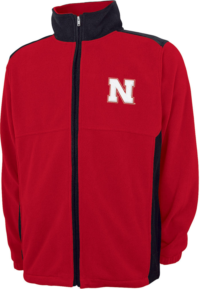 RED POLAR FLEECE FULL ZIP