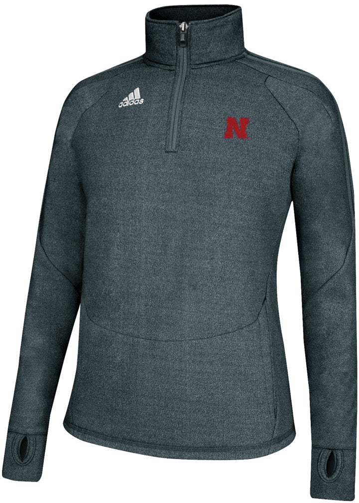 Adidas Womens Ultimate Tech 1/4 Zip Fleece in Lead