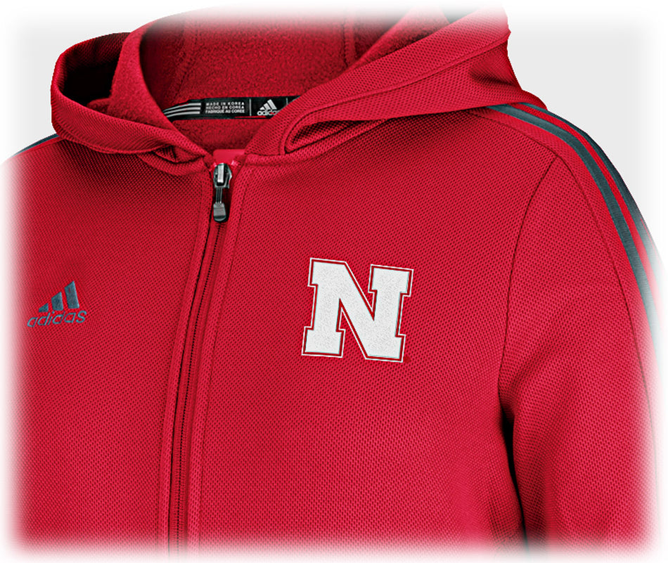 Adidas Womens Ultimate Tech Full Zip Fleece In Red