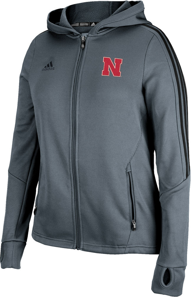 Adidas Womens Ultimate Tech Full Zip Fleece In Black