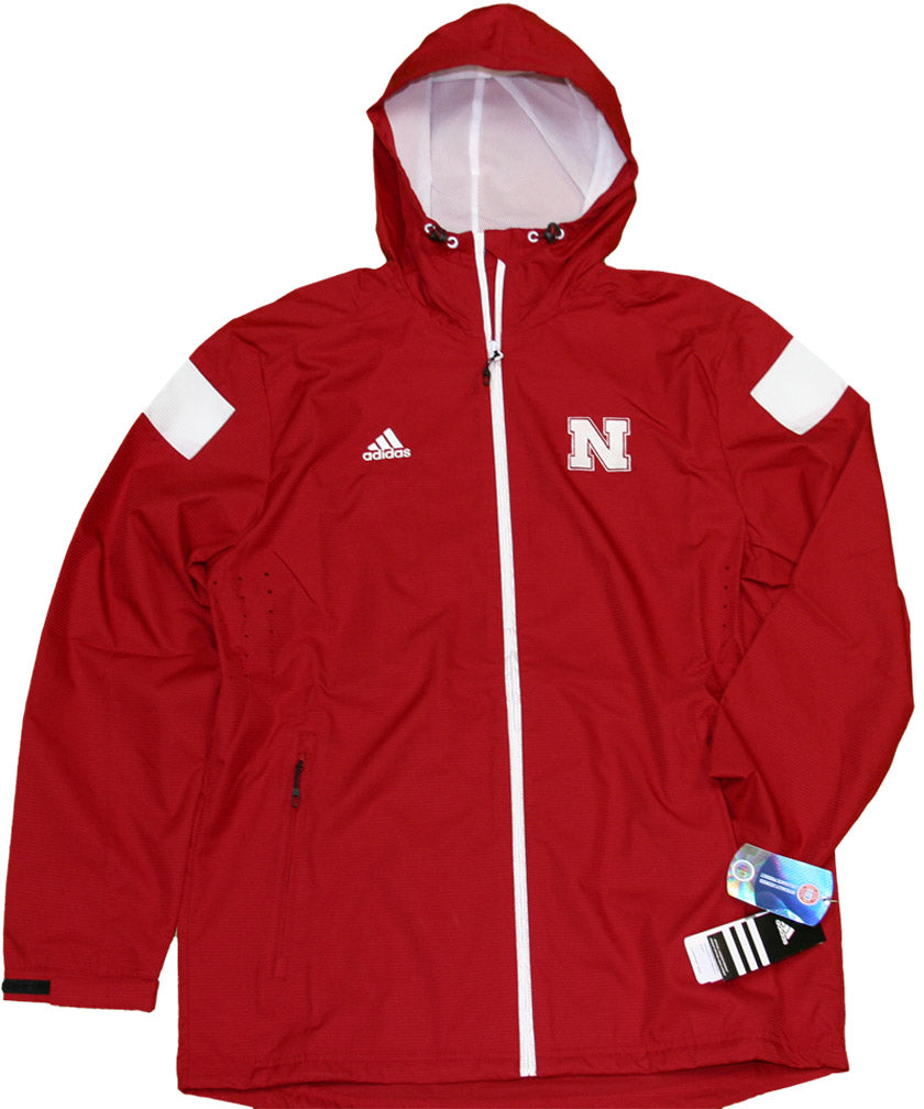 Adidas Red Sideline Full Zip Jacket
