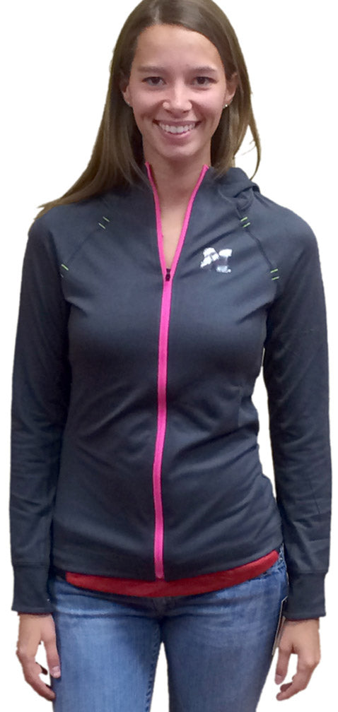 Womens Grey and Pink Jacket