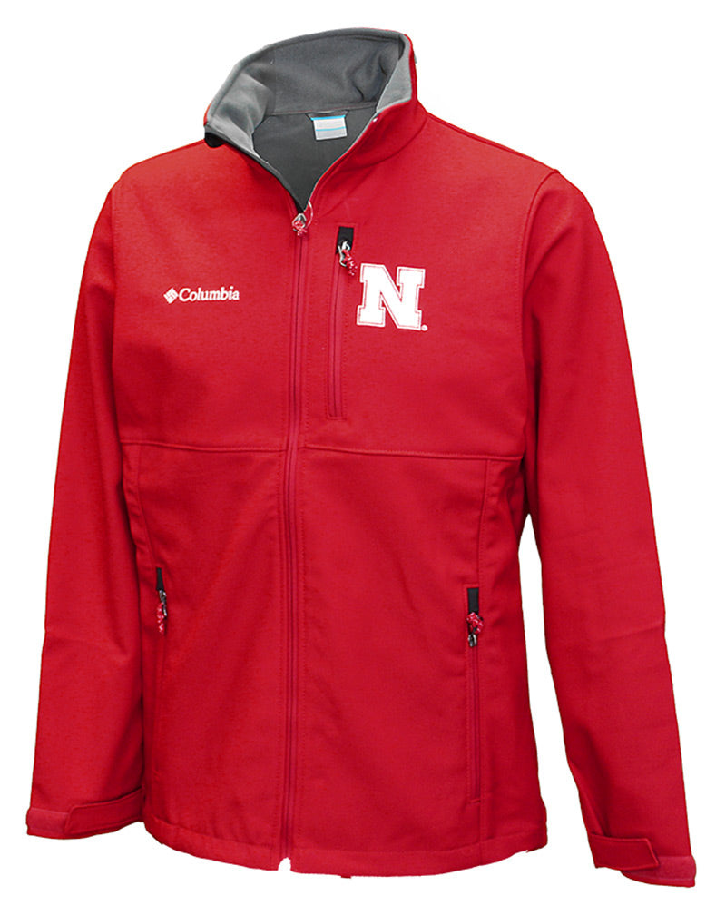 Mens Husker Soft Shell Jacket Columbia