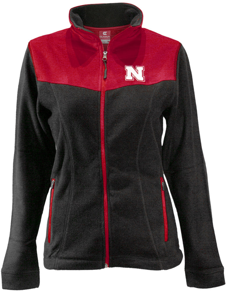 Red/ Black Contrast Women's Husker Jacket