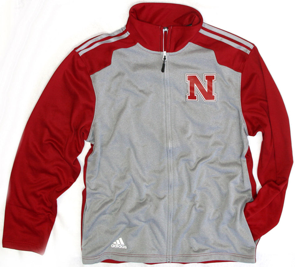 Adidas Grey Campus Full-Zip Jacket