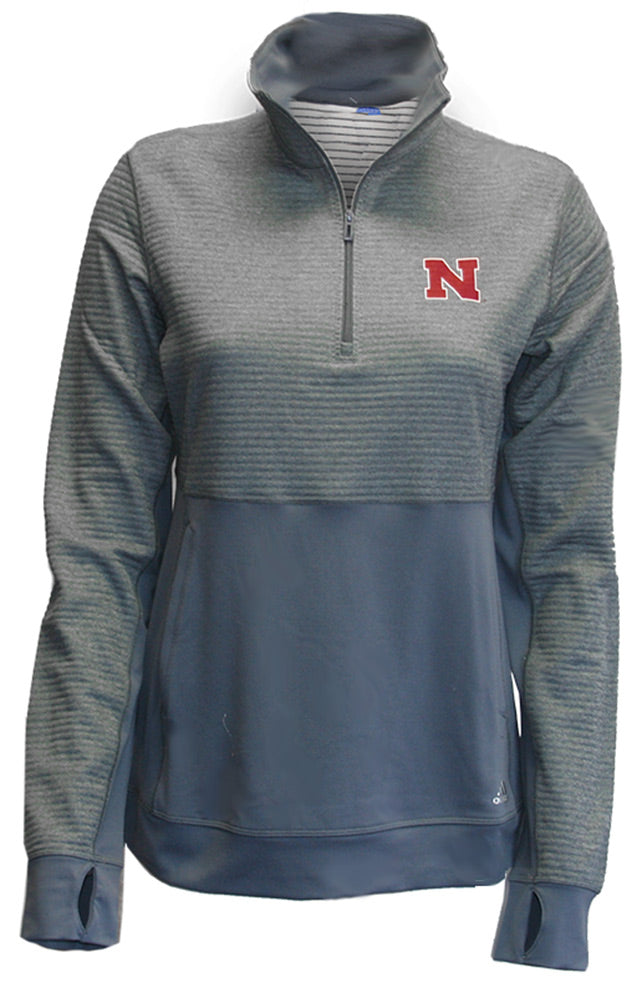 Adidas Nebraska N Ladies Onyx Twist 1/2 Zip