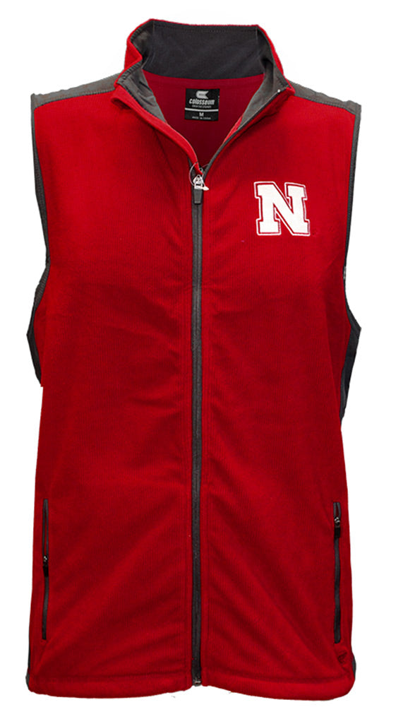 Huskers Corded Fleece Colosseum Vest