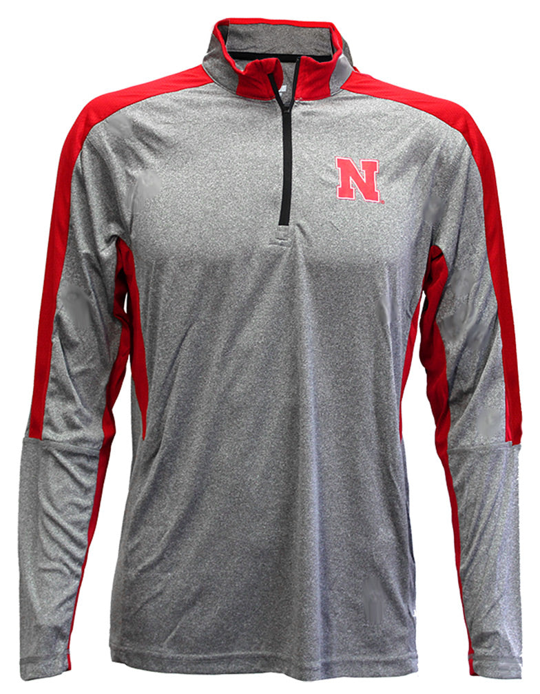 Nebraska Quarter Zip Colosseum Windshirt