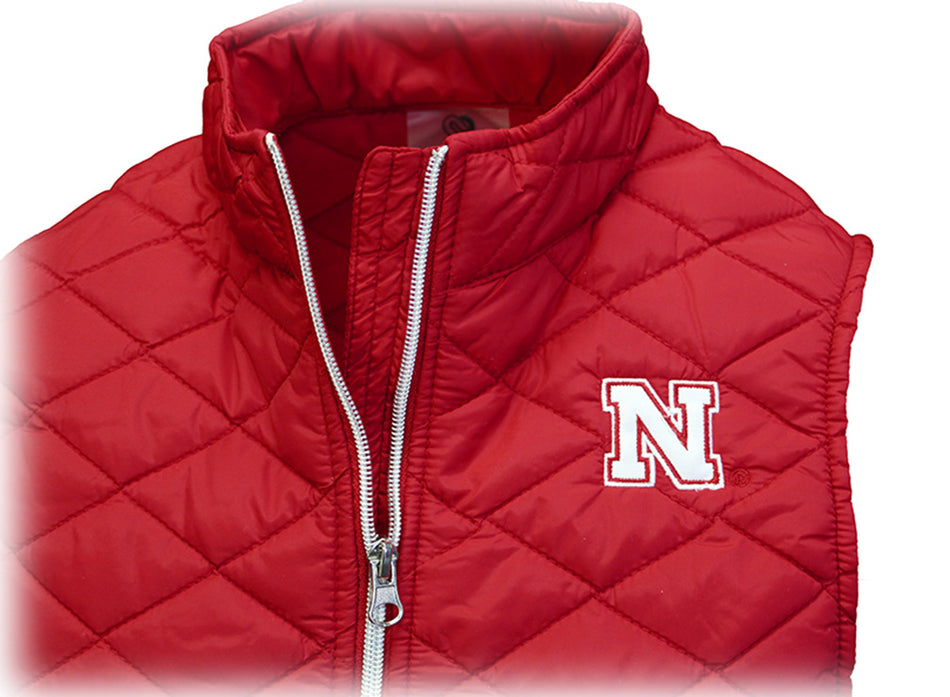 Ladies Nebraska Quilted Colosseum Vest