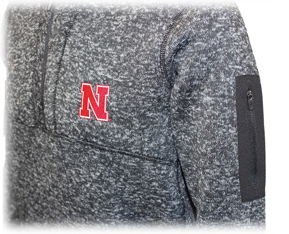 Nebraska Women Half Zip Antigua Jacket