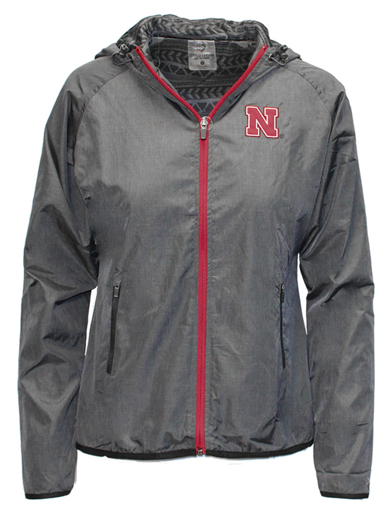 Nebraska N Full Zip Windbreaker