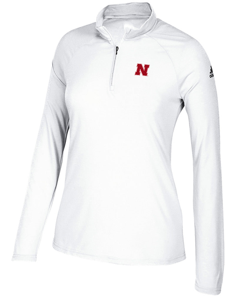 Adidas 2017 Ladies Home Game Husker Qtr Zip