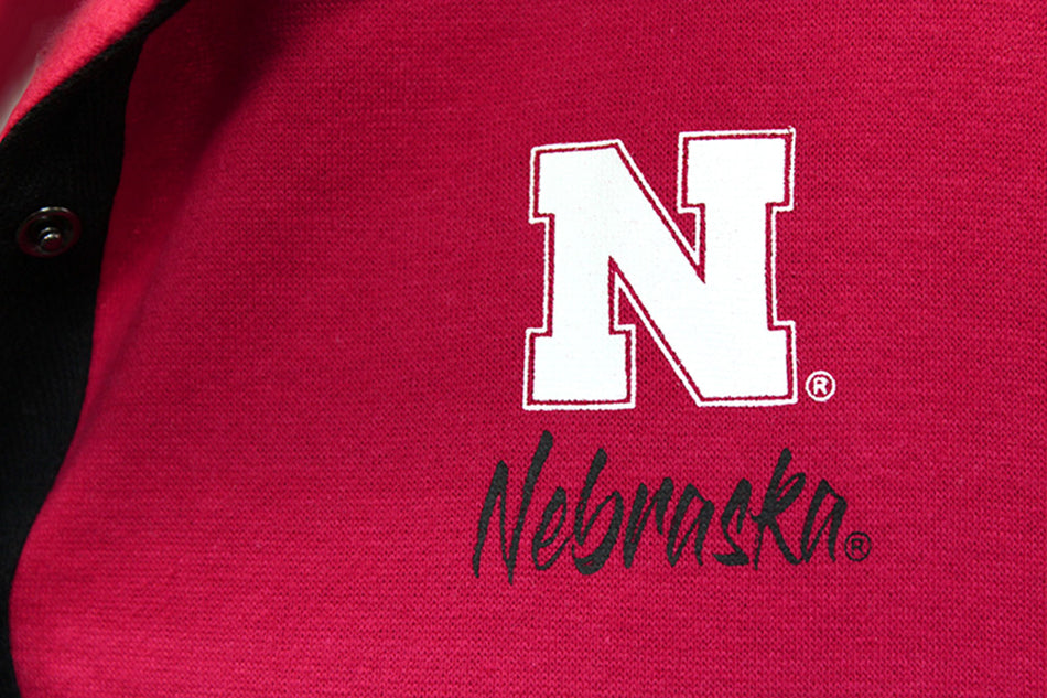 Husker Ladies Colorblock 1/2 Snap Jacket