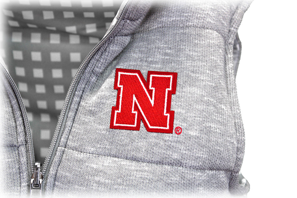 Ladies Reversible Plaid Nebraska Vest