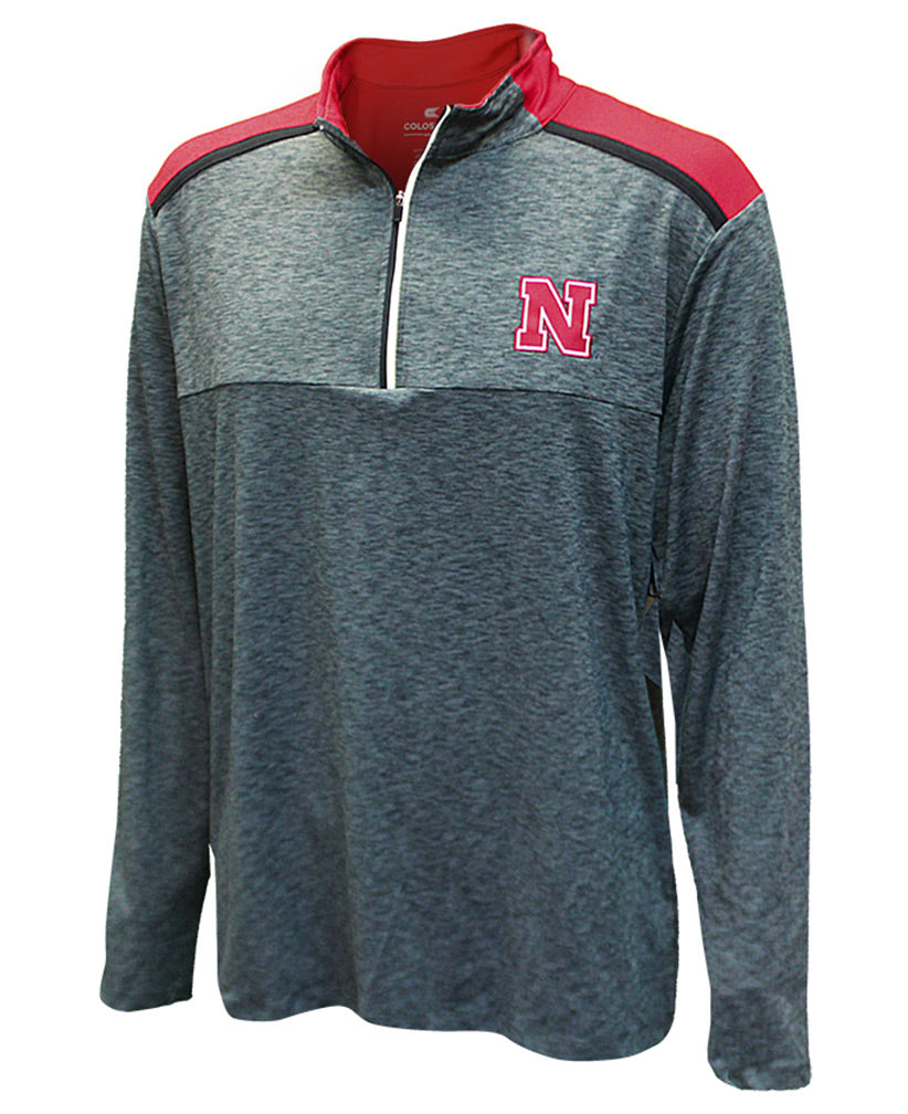 Nebraska Snowball Quarter Zip Windshirt