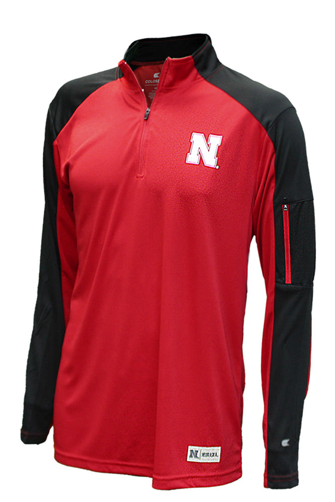 Nebraska Go Route Quarter Zip Windshirt