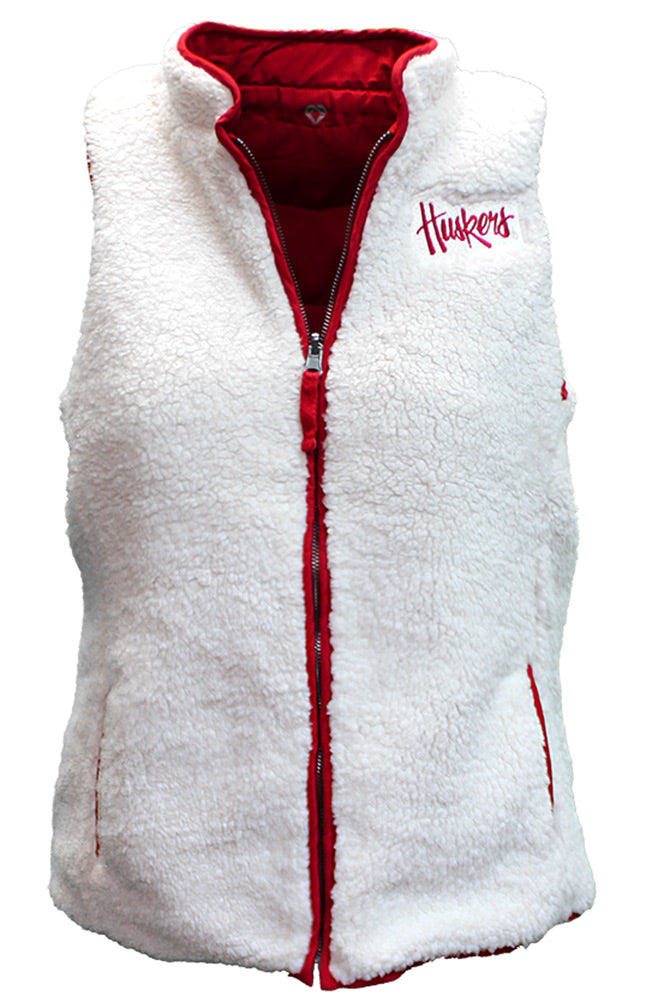 Womens Nebraska Blatch Reversible Vest
