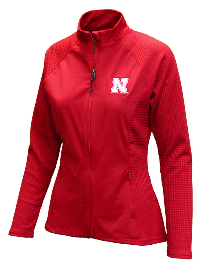 Womens Nebraska Antigua Jacket