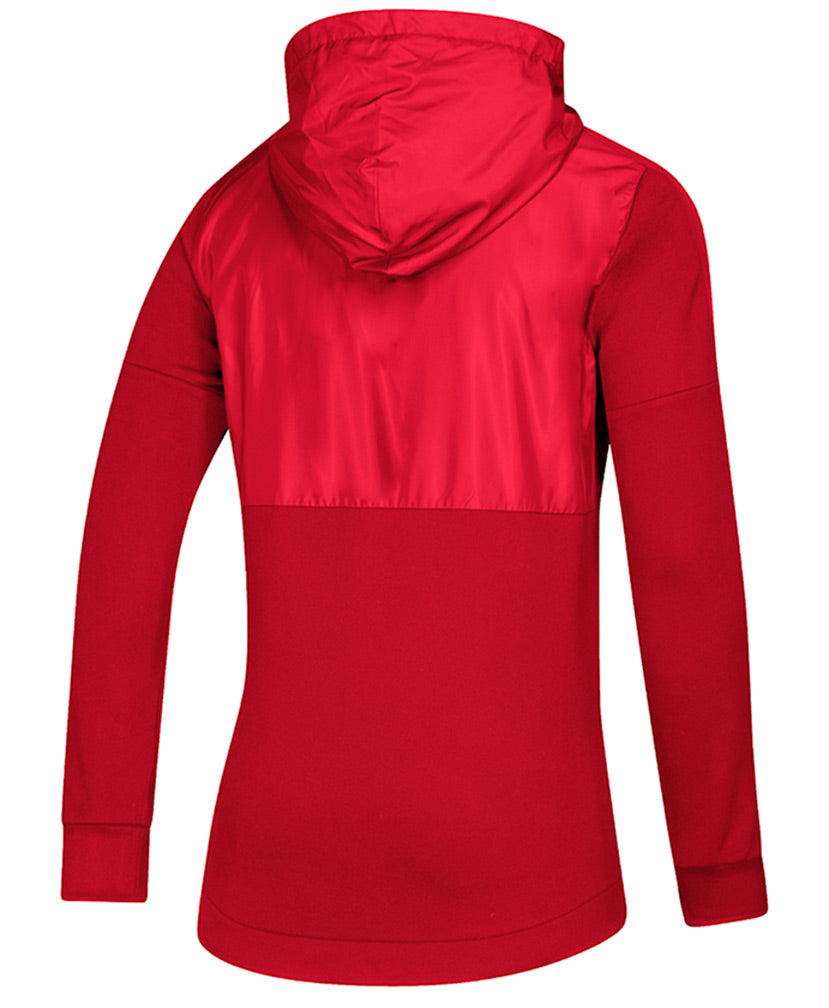 Adidas Nebraska Game Mode Full Zip Jacket - Red