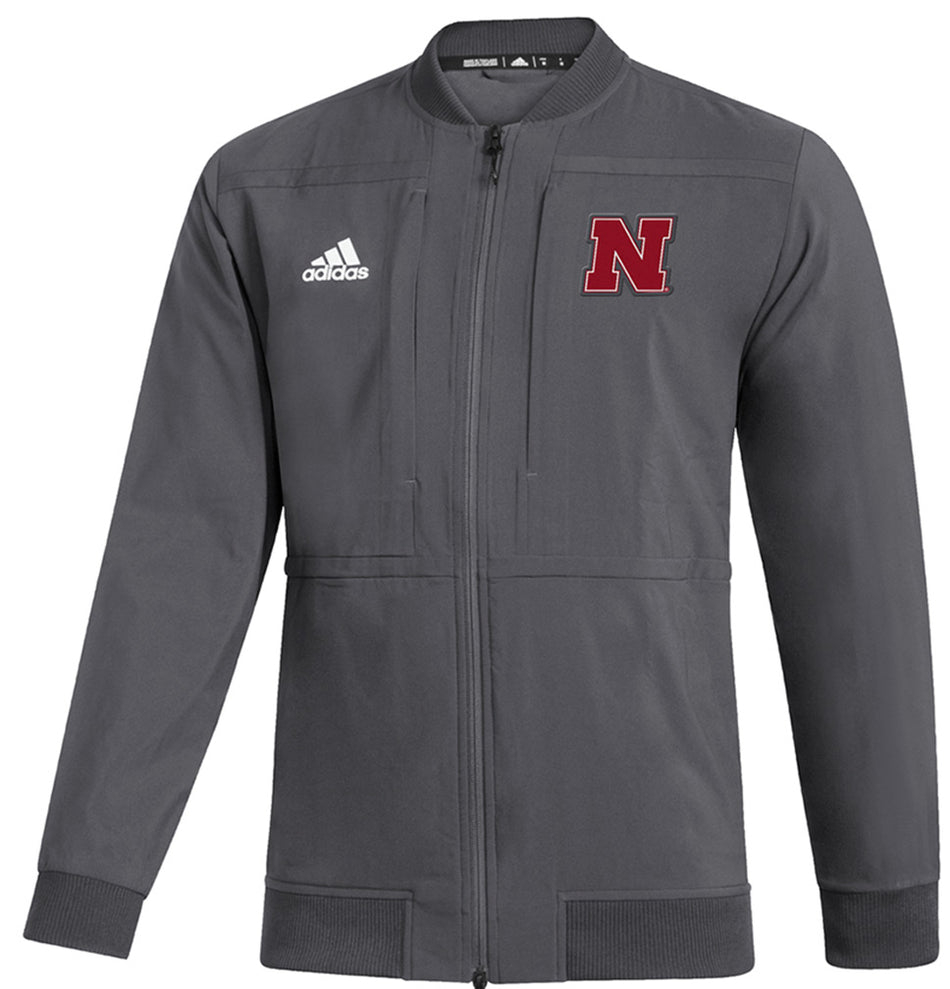 Adidas Nebraska Woven UTL Bomber - Grey