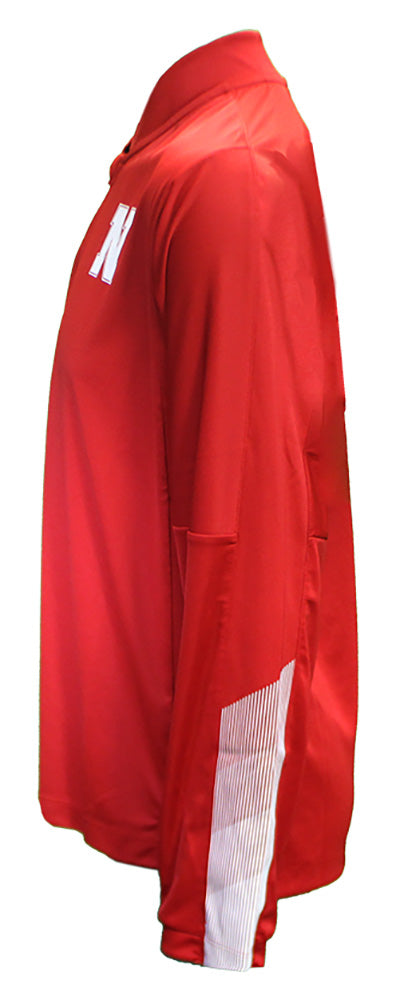 Adidas Official Nebraska Sideline Knit QTR Zip - Red