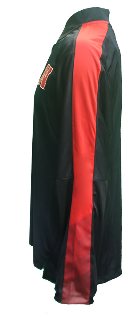 Adidas Official Nebraska Sideline Knit QTR Zip - Black