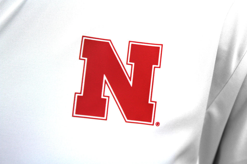 Adidas Official Nebraska Sideline Knit Quarter Zip - White