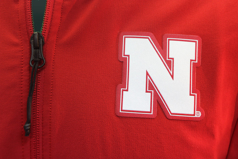 Adidas Official Huskers Sideline Woven Bomber