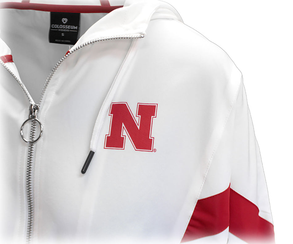 Womens Nebraska Candy Gram FZ Jacket