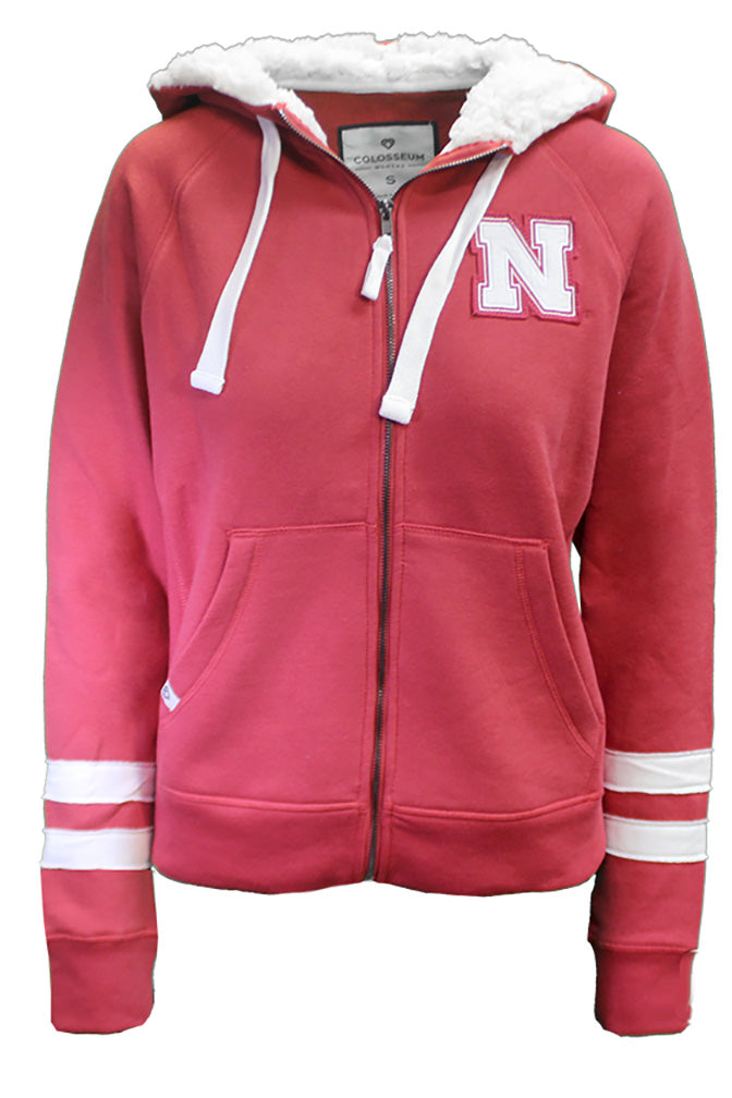 Womens Husker Riptide FZ Hoodie