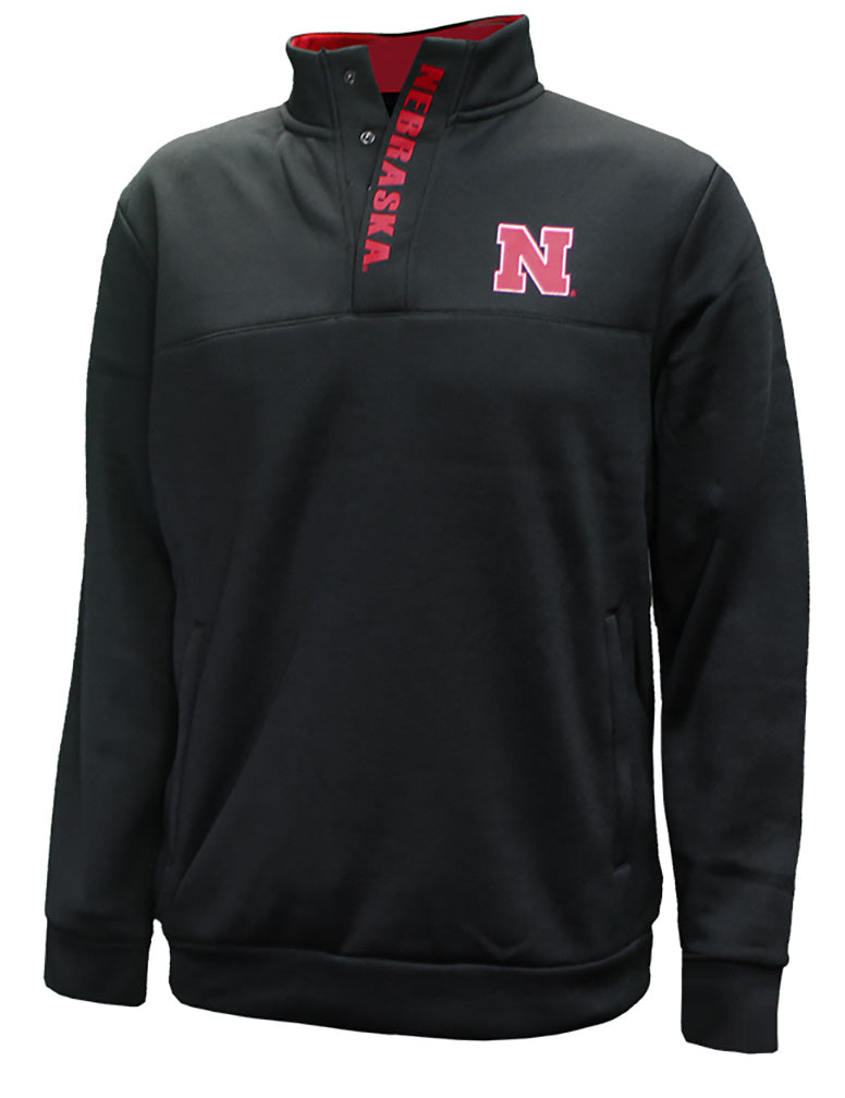 Huskers No Tomorrow Quarter Zip - Black