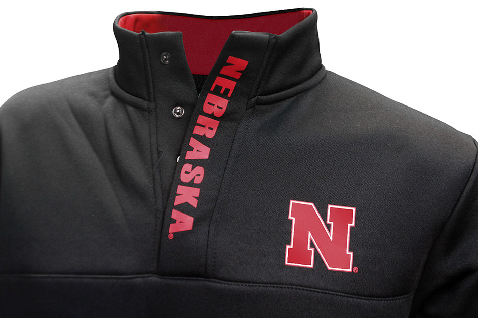 Huskers No Tomorrow Quarter Zip - Black
