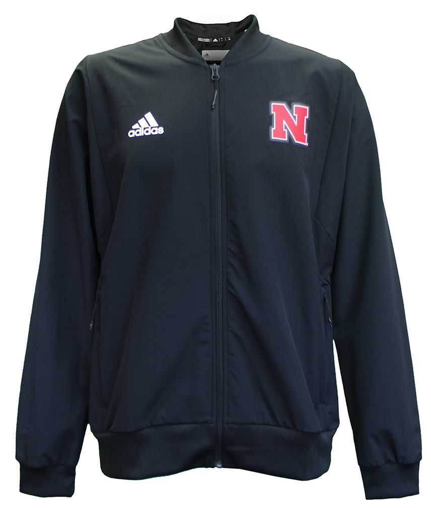 Adidas 2021 Sideline Woven Nebraska Bomber