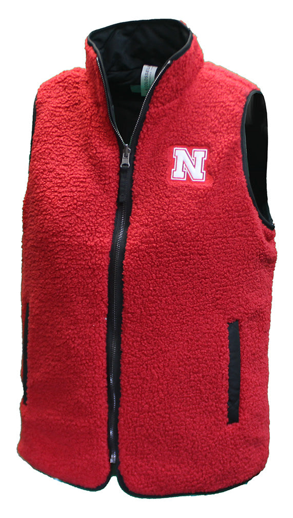 Womens N Huskers Reverse Vest
