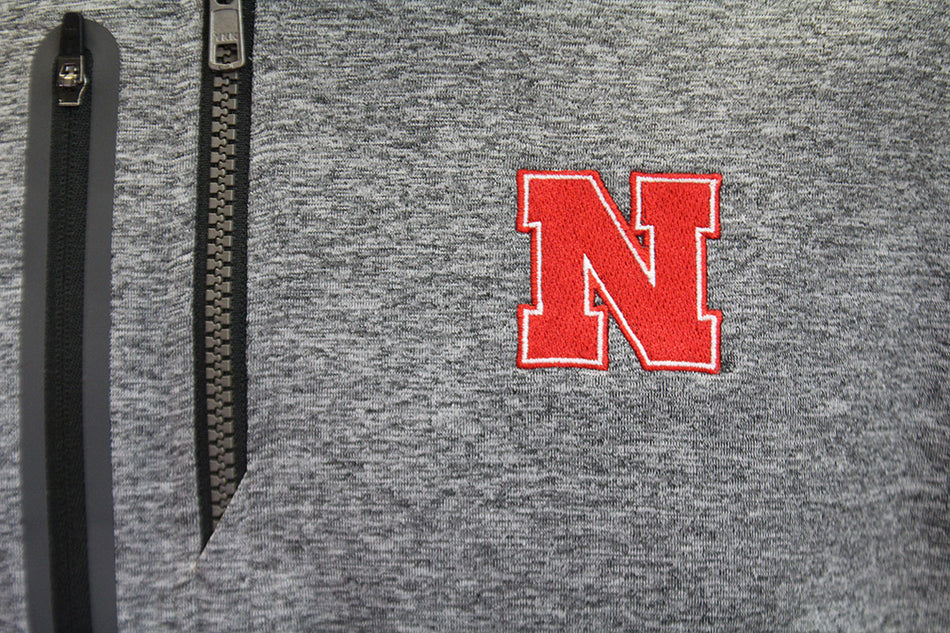 Nebraska Stealth Cutter & Buck Quarter Zip