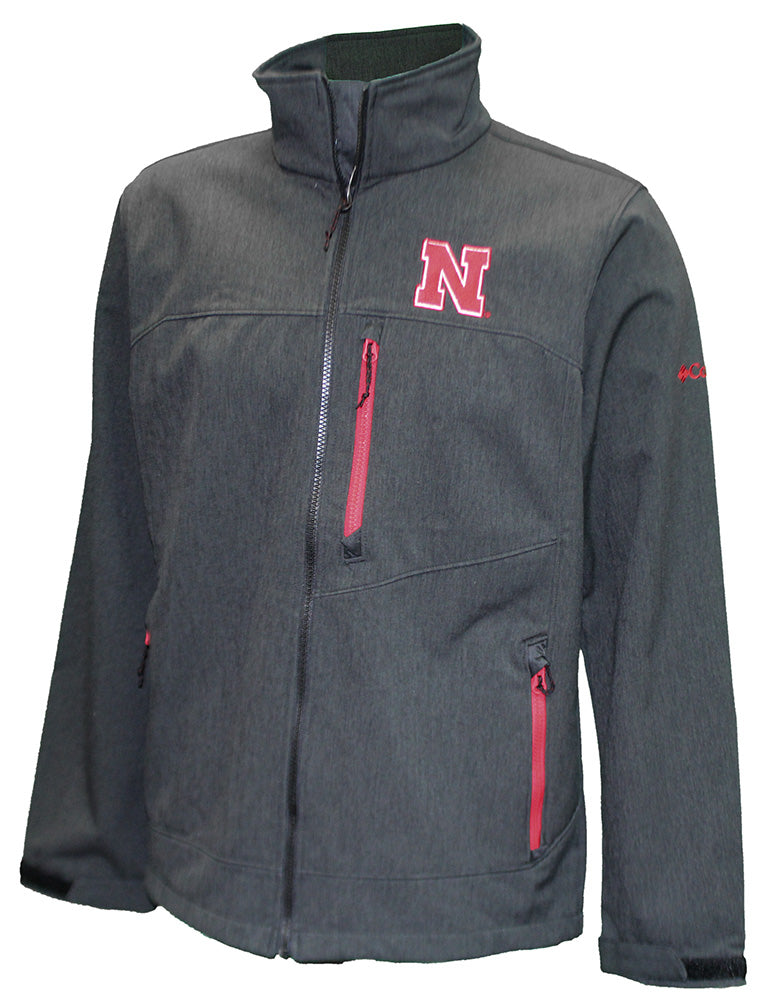 Nebraska Huskers Columbia Ascender Softshell Coat