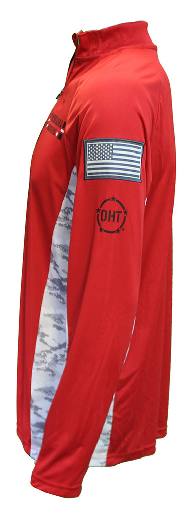 Nebraska OHT American Hero Quarter Zip Windshirt