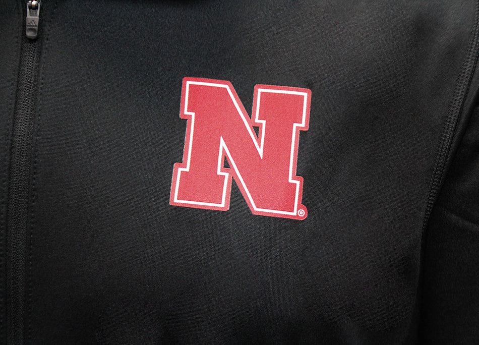Adidas Official Huskers Sideline Quarter Zip - Black