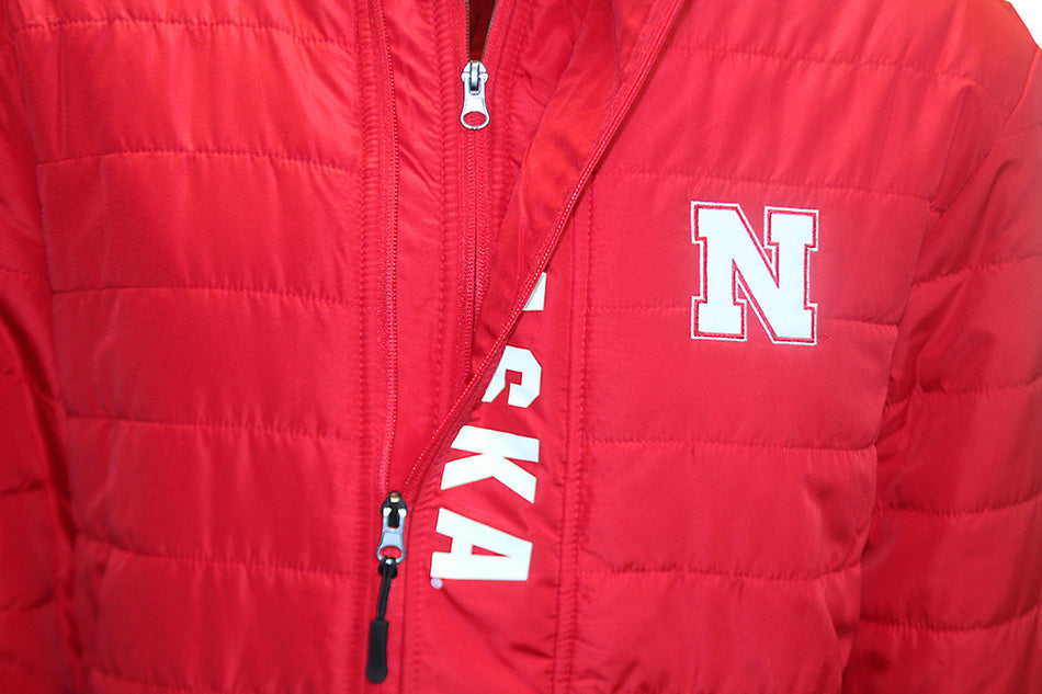 Nebraska Never Quit Full-Zip Puff Jacket