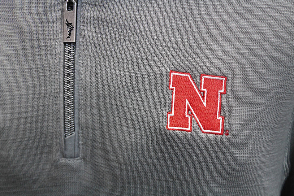 Husker Tommy Bahaman Half Zip Sport Tobago