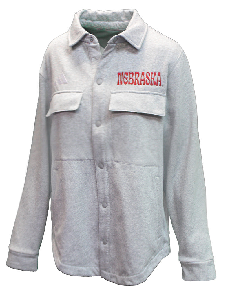 Adidas Ladies Nebraska Unitefit Fashion Shacket