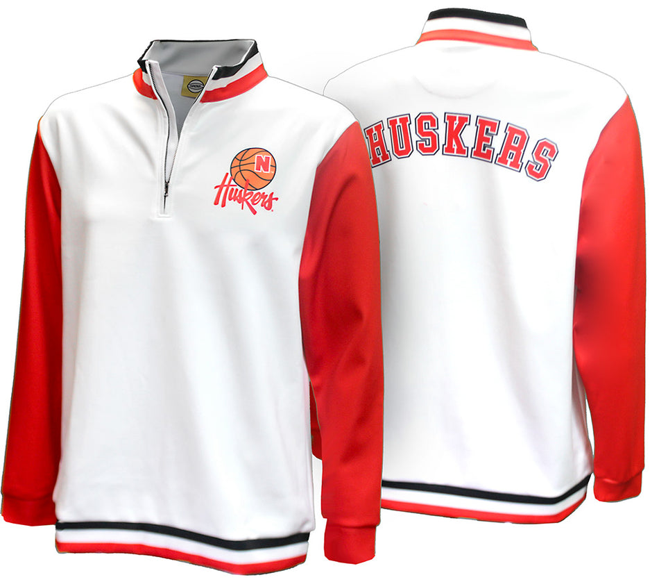 Nebraska Basketball Retro Quarter Zip Shooter
