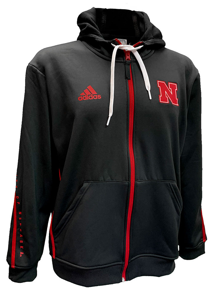 Adidas 2024 University Of Nebraska Sideline FZ Knit Jacket