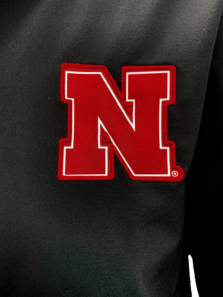 Adidas 2024 Womens Nebraska Woven 1/4 Zip Jacket - Midnight